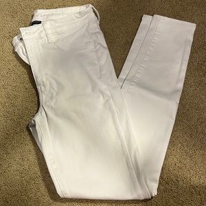 American Eagle White Denim Skinny Jeans